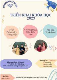 💎💎DIAMOND SCHOOL – Triển khai khóa học hè 2023🥳🤩
